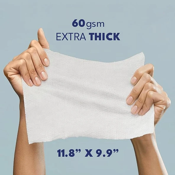 Better Wipes Makyaj Temizleme Mendilleri Ekstra Kalın, Hipoalerjenik,Alkolsüz,Suya Dayanıklı 25 Adet - Resim 5