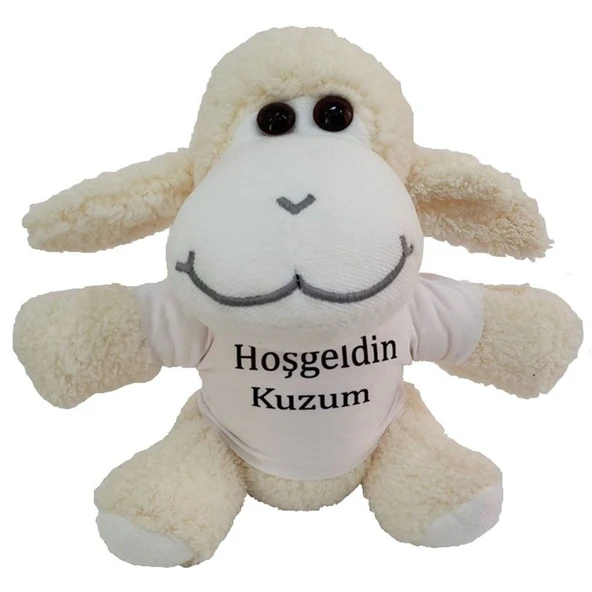 Hoşgeldin Kuzum Tişörtlü Peluş Kuzu Tg-53-vice/(1395) 164 ürün görseli 1