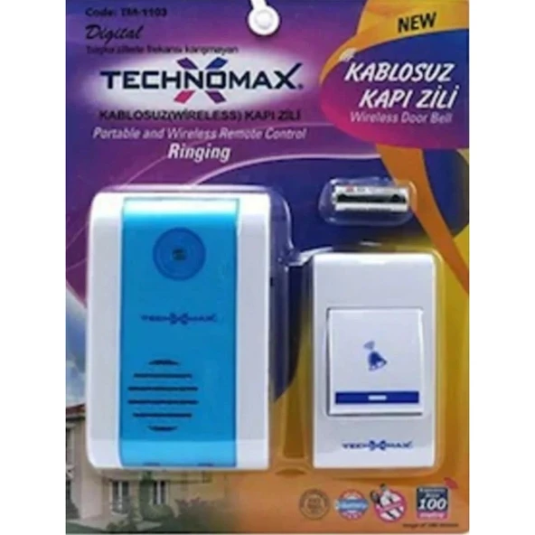 Kablosuz 100 Mt Mesafeli Kapı Zili Tg-53-vice/(1395) 18