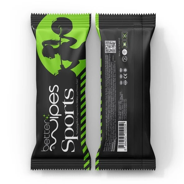 Better Wipes Sporcular ve Fitness Tutkunları için Vücud Temizleme Mendilleri 25 Adet - Resim 7