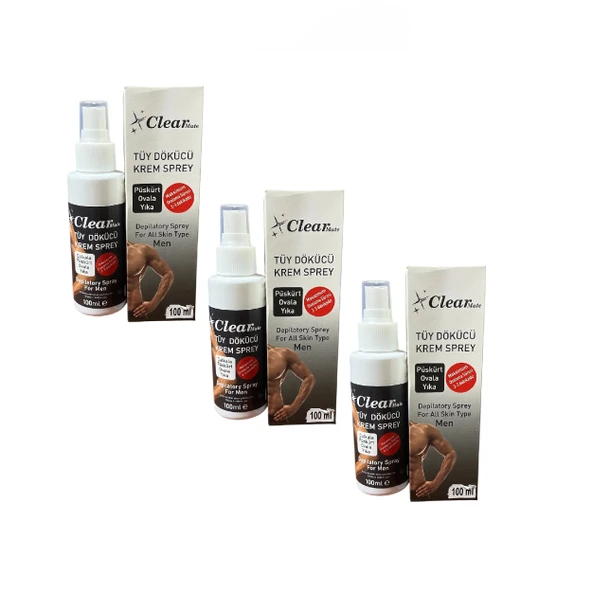 Tüy Dökücü Erkekler için Krem Man 100 ml, 3Adet - 1