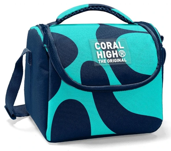 Coral High Beslenme Çantası 22786, Erkek Çocuk, Lacivert Turkuaz Renkli Çizgili, Isı Yalıtımlı ürün görseli