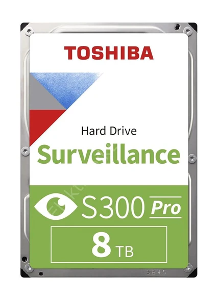 Toshiba 8TB MD10ADA800V S300Pro 7200RPM 512MB SATA3 180TB-Y 7-24 Güvenlik Disk - 3