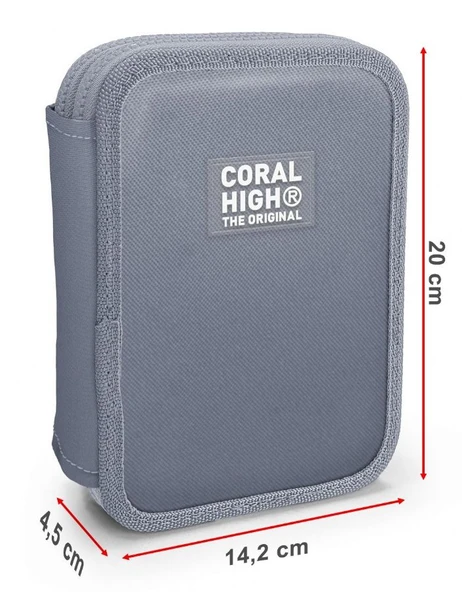 Coral High İki Katlı Düzenleyici Kalem Kutusu - Siyah Galaxy, Erkek Çocuk, Siyah Galaxy - Resim 10