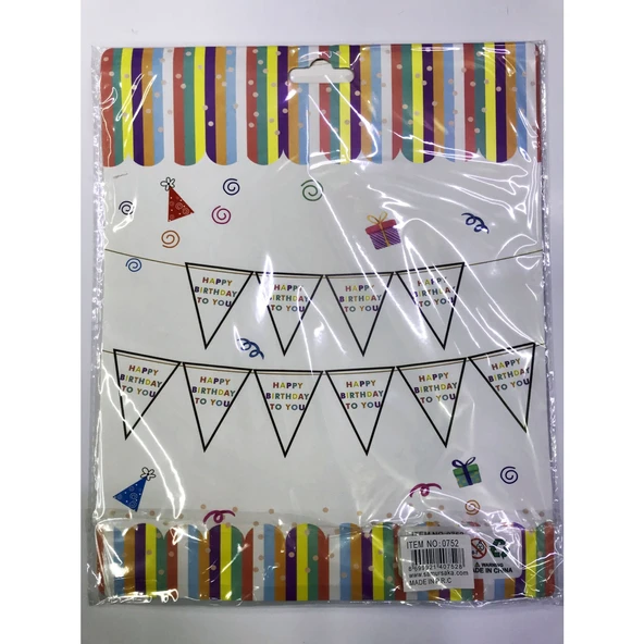 Happy Birthday To You Flama Bayrak Süs - 4