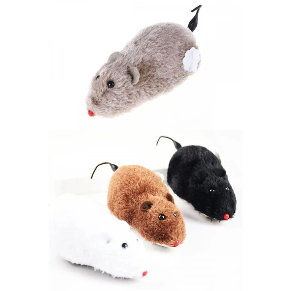 Kurmalı Fare Kedi Oyuncağı - 2