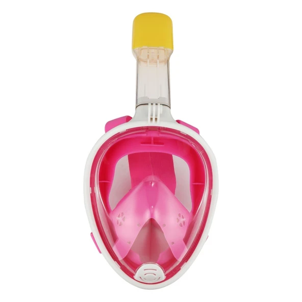 Full Face Şnorkel Dalış Maske Tam Yüz Anti-sis Ve Sızıntı S/m Pembe