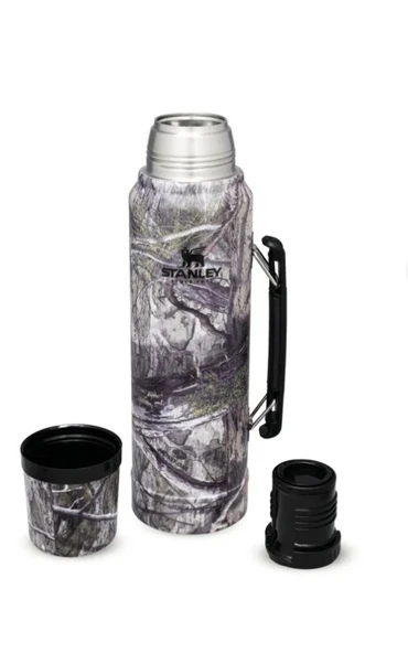 Stanley Klasik Vakumlu Paslanmaz Çelik Termos 1 Lt Ağaç Desenli