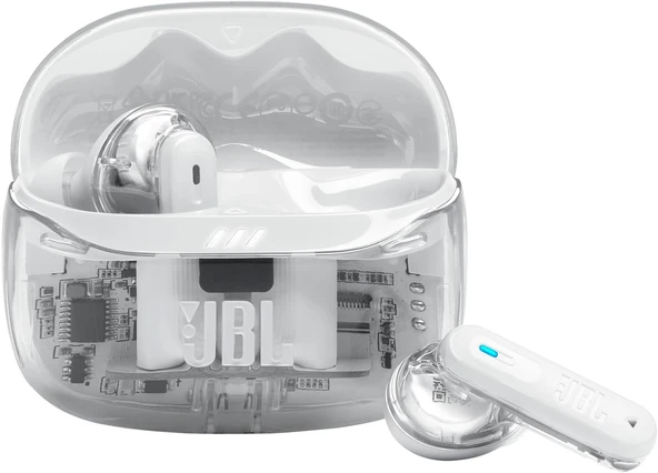 JBL Tune BEAM2 Kulakiçi TWS Kulaklık, Ghost Beyaz - Resim 2
