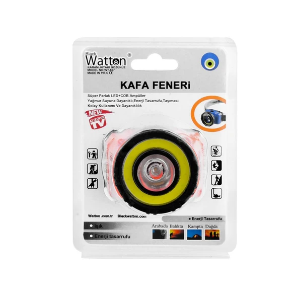 Güçlü Pilli Kafa Lambası Wt-607 - 5