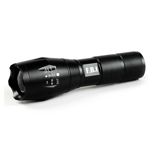 F.b.ı F-t3 Su Geçirmez Alüminyum Oksidiyon Şarjlı El Feneri - Resim 2