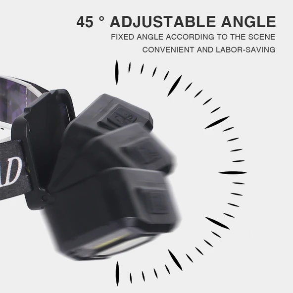 Ps-024 Pratik Sensörlü Sinyalli Şarjlı Kafa Lambası Tg-53-vice/(1395) 588 - Resim 3