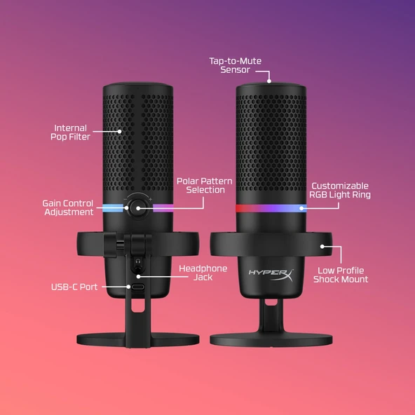 Hyperx Duocast Black ürün görseli