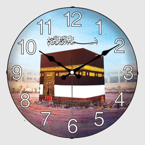 Galaxy D-1958-06 Bombe Mika Cam Duvar Saati Kabe