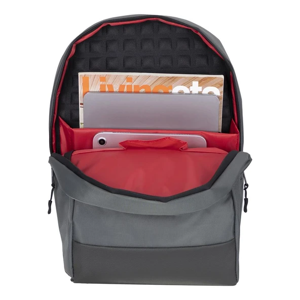 Plm Palma 15,6" Notebook Sırt Çantası Açık Gri - 6
