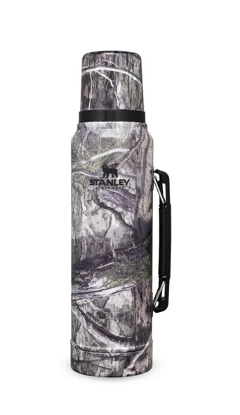 Stanley Klasik Vakumlu Paslanmaz Çelik Termos 1 Lt Ağaç Desenli - 3