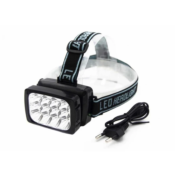 12 Ledli Güçlü Şarjlı Kafa Lambası  -064 - 8