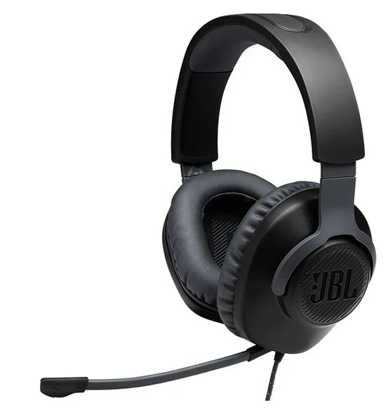 JBL Quantum 100 Siyah Kablolu Kulak Üstü Oyuncu Kulaklığı