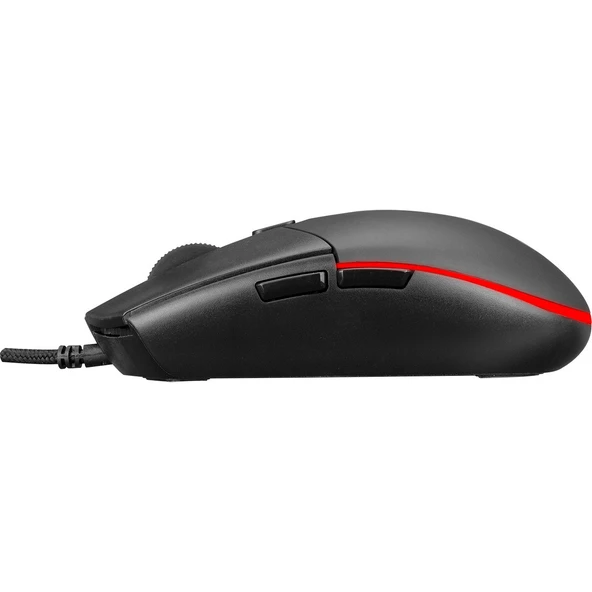 KB-R310 Broker Siyah USB Gökkuşağı Zemin Aydınlatmalı Oyuncu Klavye + Mouse Set - 8