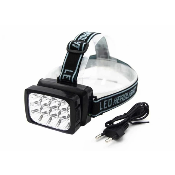 12 Ledli Güçlü Şarjlı Kafa Lambası -064 - 3