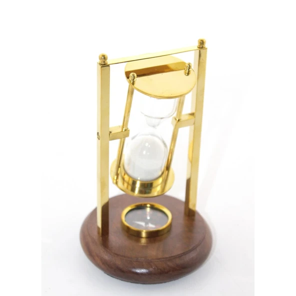 Pirinç Pusulalı Kum Saati Ksk2136 ürün görseli