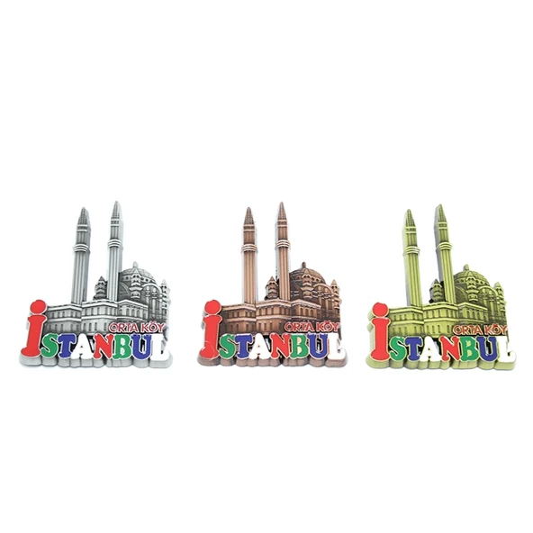 Metal İstanbul Temalı  Yöresel Magnet 2alk80 ürün görseli 1