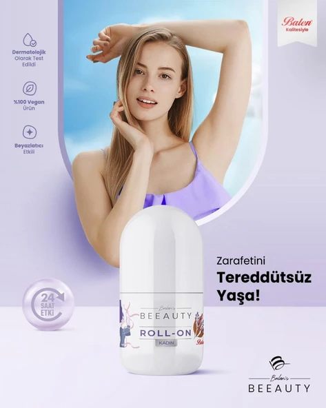 Balen’s Beeauty Kadın Beyazlatıcı Deodorant Roll On 50 Ml - 3