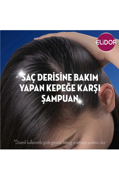 Elidor Superblend Şampuan ve Bakım Kremi Kepeğe Karşı Etkili 2'si 1 Arada B3 Vitamini Çay Ağacı Yağı Aloe Vera 400 ml x3 - 5