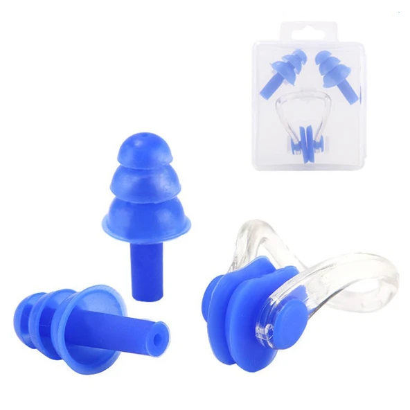 Silikon Burun Ve Kulak Tıkayıcı Yüzücü Set - 2