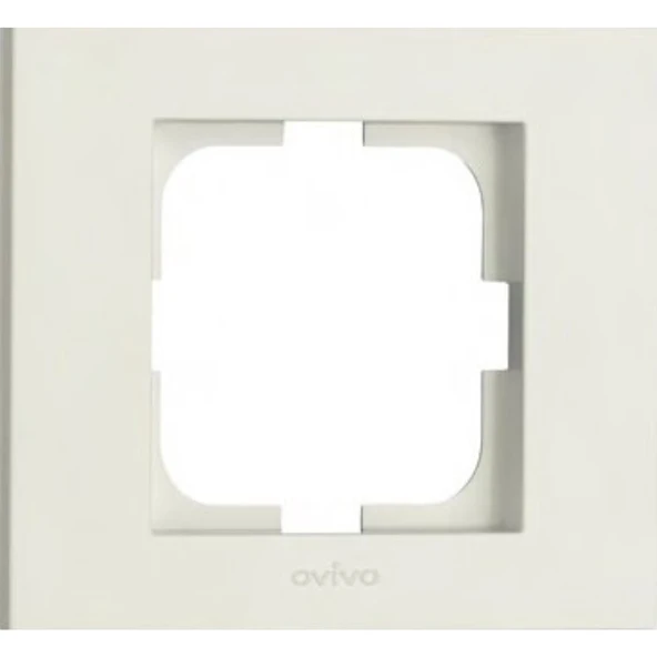 5 Adet Ovivo Grano Beyaz Anahtar, Priz, Vavien, Tv, Telefon, Komütatör, Tekli Çerçeve