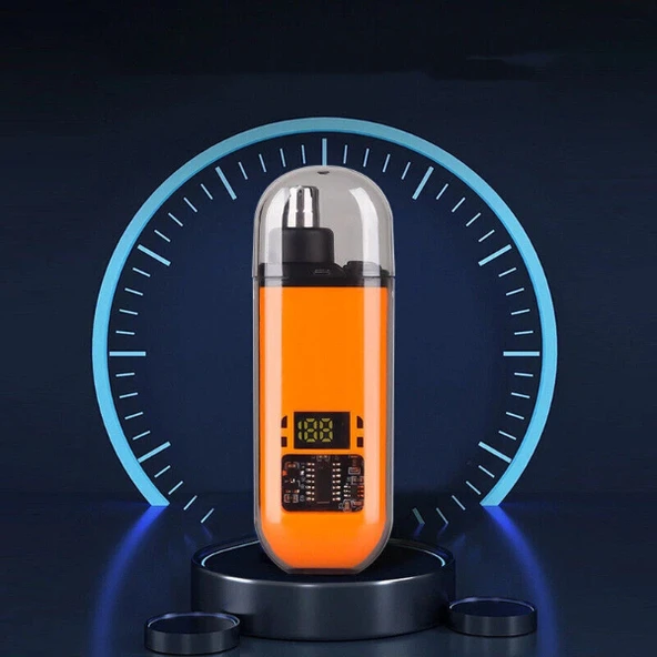 Cep Çakmak Model USB Şarjlı Burun Kulak Yanak Kıl Tüy Temizleme Makinesi - 1