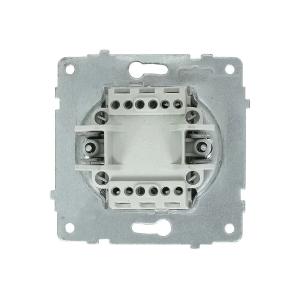 20 Adet Ovivo Grano Beyaz Üçlü Anahtar Çerçeve Hariçtir - 2