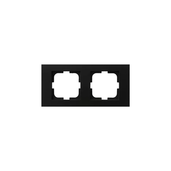 Ovivo Grano Siyah Topraklı Priz + Komütatör (ikili) Anahtar Set - Resim 4