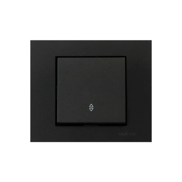 12 Adet Ovivo Grano Siyah Vavien Anahtar Çerçeve Dahildir 12'li