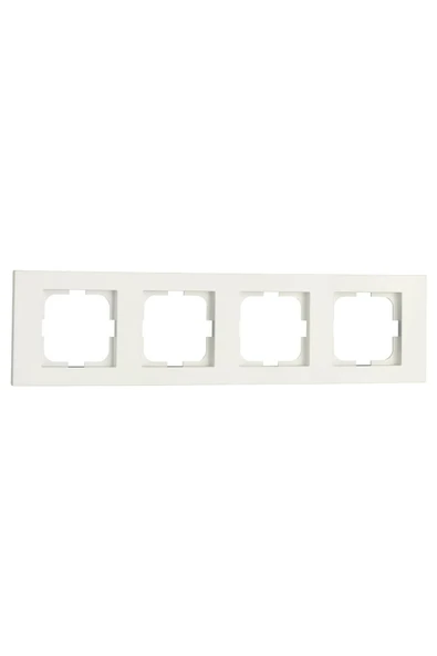 Tenda Grano Beyaz Dörtlü Çerçeve 8 Adet ürün görseli 1