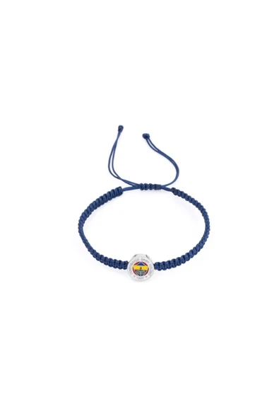 Fenerbahçe Orijinal Lisanslı Fb Logo Makrome Bileklik - 3