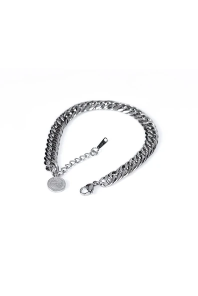 Fenerbahçe Orijinal Lisanslı FB Çelik Kalın Bileklik - Resim 4