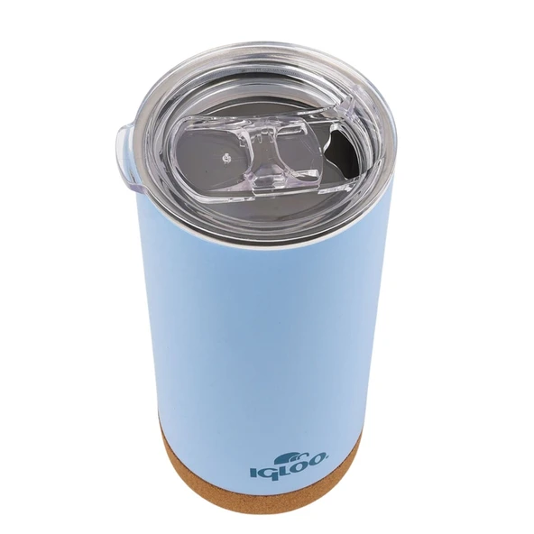 Çelik Mug Termos - Igloo - Cork - 500ml - Buzul Mavi - 205695 - Resim 3