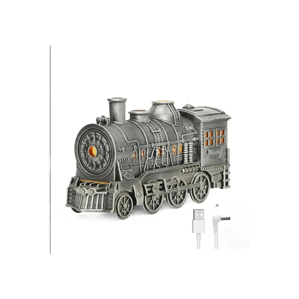 Tren Şeklinde Buharlı Oda Hava Nemlendirici Işık Buhar Makinesi Kumandalı - 7