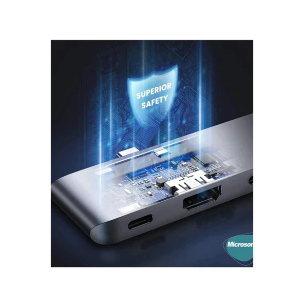 Type-c To Hdtv Multifunction Adapter 8 Port Kablo - 4