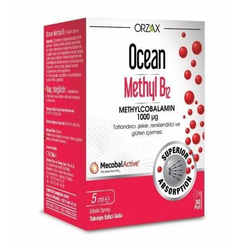 Ocean Methyl B12 1000 Mcg Sprey 5 Ml ürün görseli