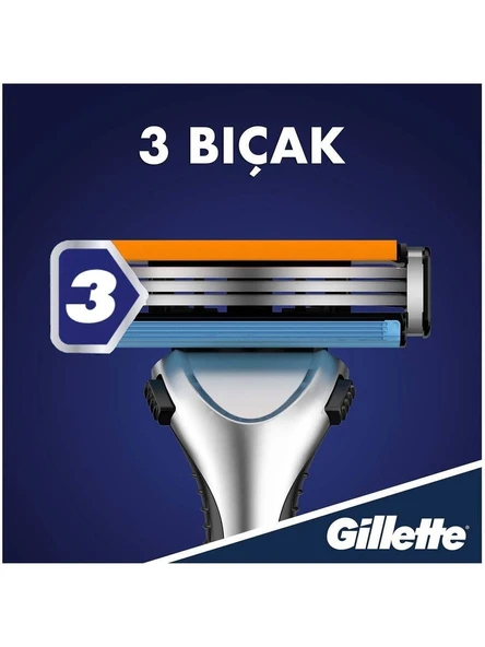 Gillette Sensor3 Tıraş Makinesi + 6 Yedek Tıraş Bıçağı - 3