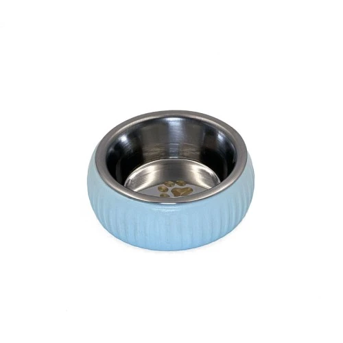 Mikopet Organik Seramik Mama Kabı Mavi - 5