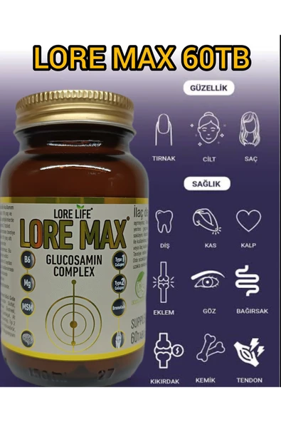 LORELİFE LORELİFE LOREMAX COLAJEN COMPLEX 60TB - Resim 5