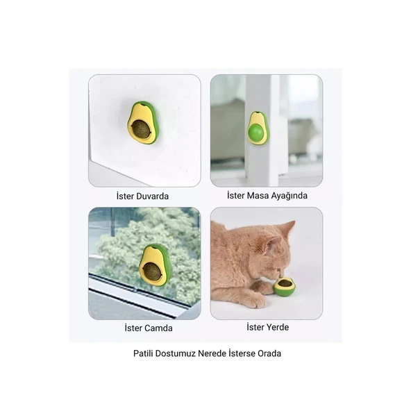 Avakado Kedi Nanesi Cat Mint Oyun Topu - 2