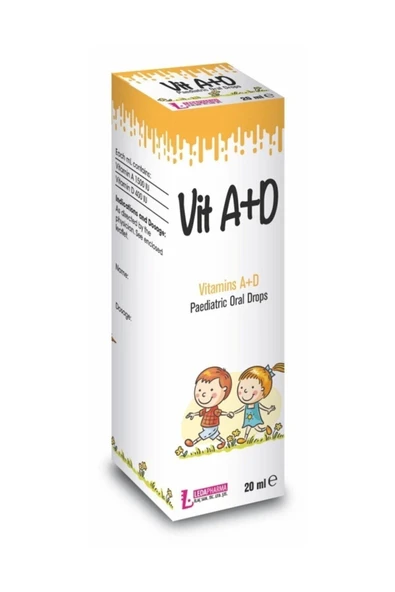 LEDAPHARMA LEDAPHARMA Ledavit Vit A+d Vitamins A+d Pediatric Oral Drops 20ml