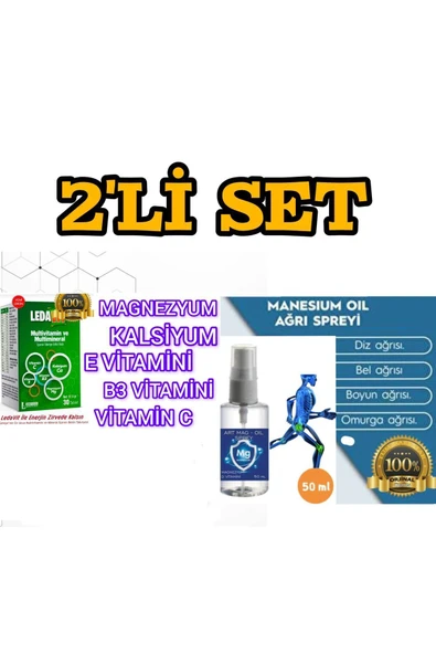 LEDAPHARMA LEDAPHARMA LEDA MEGNEZYUM 30 TB / MAGNEZYUM YAĞI ürün görseli 1