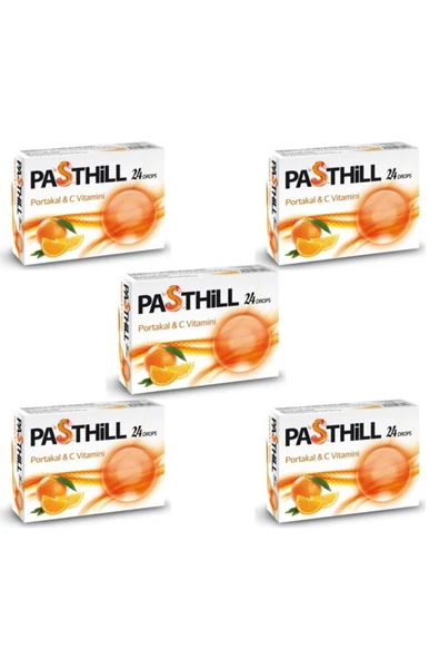 LEDAPHARMA LEDAPHARMA Pasthill Portakal Vitamin C Pastil X5 Adet