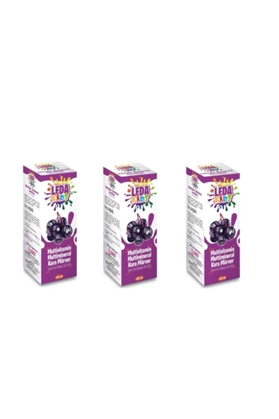 LEDAPHARMA LEDAPHARMA Leda Kids Multivitamin X3 ürün görseli 1