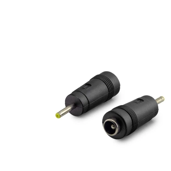 Notebook Adaptör Ucu Çevirici 5.5*2.5 (M) To 2.3*0.7 (F) 10Lu Paket Siyah HDX1338 ürün görseli 1